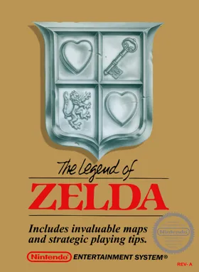 Legend of Zelda, The (USA) (Rev 1) box cover front